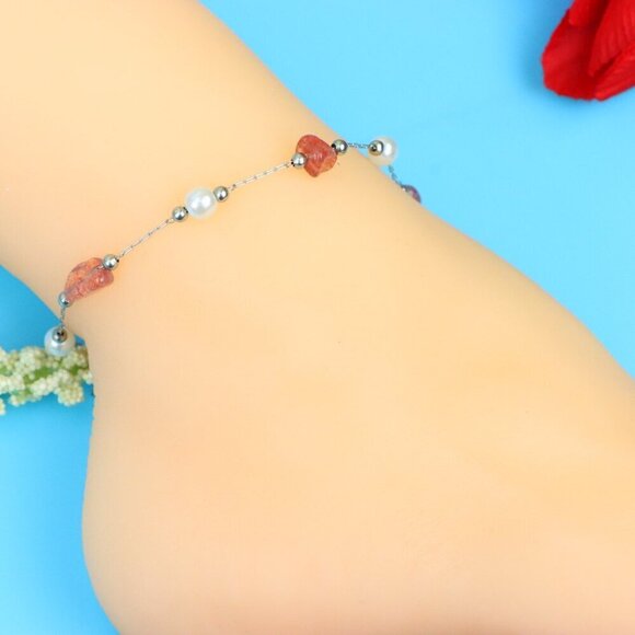 Elegant Handmade Anklet – Perfect for Women & Girls | Ideal Gift Option, DYC1343 - Picture 8 of 9